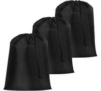 Corde à linge, lot de 3, noire, 71 x 101 cm, très grande taille, idéale pour les résidences étudiantes, le camping et les voyages