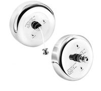Corde à Linge Rétractable en Acier Inoxydable SUS304 Lot de 2 | Fil de Séchage Réglable Argenté, Fixation Murale Solide, Idéal pour Intérieur et Extérieur, Salle de Bain, Balcon et Jardin