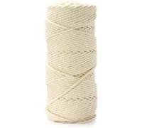 HENDI Corde à roulade, ficelle de cuisine, fil alimentaire, corde à saucisse, ficelle de boucherie, ficelle à rôtir, 140m, 200g, coton écru