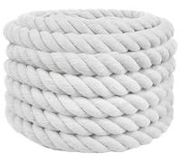 Corde blanche, 4 x 4 x 500 cm, en coton
