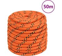 Corde de bateau Orange 18 mm 50 m Polypropylène
