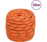 Corde de bateau Orange 20 mm 50 m Polypropylène