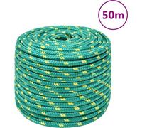 Corde de bateau Vert 14 mm 50 m Polypropylène