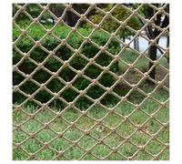 Corde de chanvre résistante aux UV de 12 mm d'épaisseur - Filet de clôture anti-chute durable pour intérieur et extérieur, maille rétro pour camion remorque (taille : 3 x 7 m)