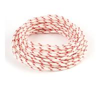 Corde de Démarrage Tondeuse 10 m Sans Poignée, Cordon Lanceur 3 mm pour Tronçonneuse, Débroussailleuse, Coupe-Bordures