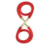 Corde de poteau tressée, corde de contrôle des foules avec fermoirs dorés, corde de barrière de file d'attente, corde de poteau pour la gestion d'événements et de files d'attente, corde de b
