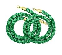 Corde de poteau tressée, corde de poteau tressée, barrière en corde de velours, ensemble de poteaux de contrôle de file d'attente, parfait pour les événements, les théâtres et la gestion des