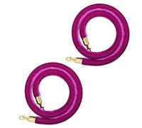 Corde de poteau tressée, corde de poteau tressée, corde de barrière de file d'attente pour la gestion des files d'attente lors d'événements, corde de poteau élégante pour l'entrée de fête et