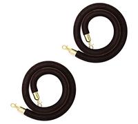 Corde de poteau tressée, corde de poteau tressée, corde de barrière de file d'attente pour la gestion des files d'attente lors d'événements, corde de poteau élégante pour l'entrée de fête et