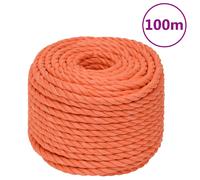 Corde de travail Orange 24 mm 100 m Polypropylène