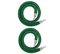 Corde de Velours Rouge Bleu Vert Blanc Violet Jaune Orange, Cordes de Suspension VIP pour séparateur de Foule pour Tapis Rouge/obtentions de diplômes, Crochets argentés