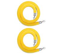 Corde de Velours Rouge Bleu Vert Blanc Violet Jaune Orange, Cordes de Suspension VIP pour séparateur de Foule pour Tapis Rouge/obtentions de diplômes, Crochets argentés