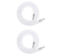 Corde de Velours Rouge Bleu Vert Blanc Violet Jaune Orange, Cordes de Suspension VIP pour séparateur de Foule pour Tapis Rouge/obtentions de diplômes, Crochets argentés