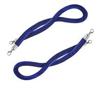 Corde de Velours Rouge Bleu Vert Blanc Violet Jaune Orange, Cordes de Suspension VIP pour séparateur de Foule pour Tapis Rouge/obtentions de diplômes, Crochets argentés
