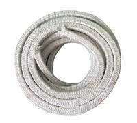 Corde d'étanchéité tressée Bande d'étanchéité en fibre céramique haute température, corde tressée carrée de 1 m/2 m/5 m/10 m long, pièce(2MX20MMX20MM)