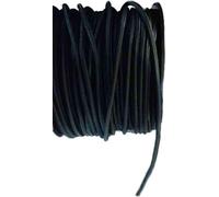 Corde Élastique Noire 6mm, 75m - Fixation Bâche & Filet