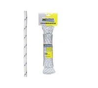 Corde en nylon haute résistante blanc/bleu (écheveau 20 m)