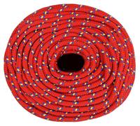 Corde en polypropylène, fil tressé, corde pour bateaux, amarre, drague, résistant aux intempéries, à l'abrasion et aux produits chimiques, flottante, pour bateaux et jardin, 10 mm, rouge, 100 mètres