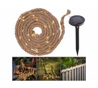 Lunartec Corde lumineuse solaire 60 LED - 2 m