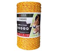 Corde pour clôture électrique Jumbo - Taille au Choix 1000 m - 5000 m - Qualité de la Marque Eider - Fabriqué en Allemagne