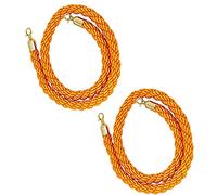 Corde tressée pour poteaux, corde tressée pour poteaux, cordes de barrière de contrôle des foules, corde en chanvre tressé pour la gestion des files d'attente, corde robuste pour la solution