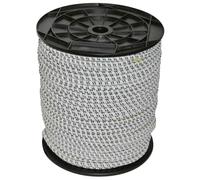 Cordelette élastique pour clôture électrique Kerbl Blanc 50 m