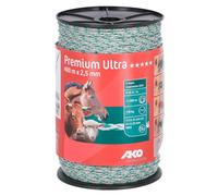 Cordelette pour clôture électrique Ako Premium Ultra Blanc 400 m/2,5 mm