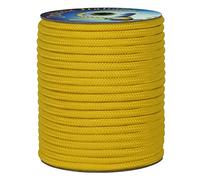 Corderie Italiane 006076094 Tresse polypropylène Jaune 5 mm - 100 m