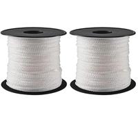 CORDERIES TOURNONAISES 04745 - Tresse en Polypropylène - 100 m/Ø 2 mm - Résistance 50 Kg - Blanc (Lot de 2)