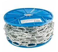 Corderies tournonaises Chaine soudée 4 mm Acier zingué 25m