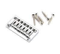 Cordier de pont de guitare électrique avec vis, pont rigide, selles à chargement par le haut, cordier, accessoires pour instruments de musique, Hardtail fixe doré