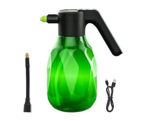 Cordless Electric Water Mister Tank - Bouteille de pulvérisation manuelle automatique avec buse réglable pour arroser le jardin, la voiture, le nettoyage de la maison, le nettoyage et les soins des