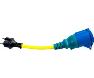 Cordon adaptateur 16A/250V Schuko/CEE