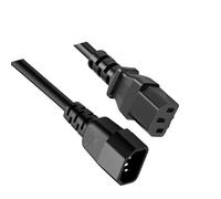 Cordon d ' Alimentation C13 / C14 de qualité Industrielle 18AWG, boîtier renforcé et noyaux en cuivre pour rallonge d ' appareils Haute Puissance