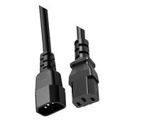 Cordon d ' Alimentation C13 / C14 de qualité Industrielle 18AWG, boîtier renforcé et noyaux en cuivre pour rallonge d ' appareils Haute Puissance