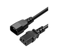 Cordon d ' Alimentation C13 / C14 de qualité Industrielle 18AWG, boîtier renforcé et noyaux en cuivre pour rallonge d ' appareils Haute Puissance