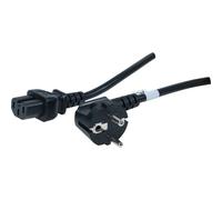 Cordon d alimentation CEE7 / C15 noir - 1,8 m
