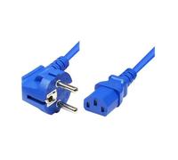 Cordon d alimentation PC CEE7 / C13 bleu - 5 m