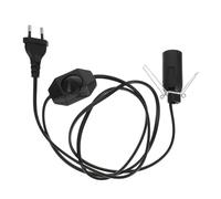 Cordon D’alimentation pour Douille E12 à Variateur avec Clip, Lampe Sel | Contrôle Lumineux Réglable, Installation Sûre et Simple, pour Lampes Fantaisie, Bureaux et Maisons