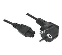 Cordon d alimentation tripolaire PC CEE7 / C5 noir - 3,0 m