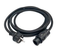 Cordon d'alimentation AC - Hoymiles - BC01 Femelle - 3M - Connecteur pour Micro-onduleur - Noir