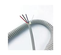 Cordon d'alimentation en spirale carré à 4 noyaux de 0. 3mm(Stretch 6 Meters)