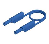 Cordon de mesure de sécurité SKS Hirschmann MLS SIL WS 200/1 [Banane mâle 4 mm - Banane mâle 4 mm] 2.00 m bleu 1 pc(s)