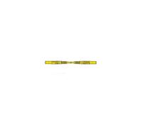 Cordon de mesure isolé 25cm et Ø 4mm - JAUNE (MLB/GG-SH 25/1)