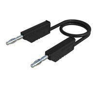 Cordon de mesure SKS Hirschmann CO MLN 100/2,5 [Banane mâle 4 mm - Banane mâle 4 mm] 1.00 m noir 1 pc(s)