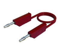 Cordon de mesure SKS Hirschmann CO MLN SIL 100/1 [Banane mâle 4 mm - Banane mâle 4 mm] 1.00 m rouge 1 pc(s)