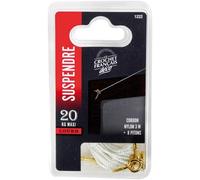 Cordon de suspension - pour tableau - L : 3 m - 8 pitons