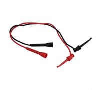 Cordon de Test Multimètre Flexible Cuivre 2mm Noir Rouge | Noyau en cuivre pur, gaine en PVC souple, longueur de cordon de 30 cm, maniabilité facile, construction