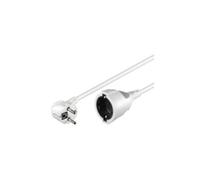 Cordon dextension blanc (schuko à prise schuko) 5m
