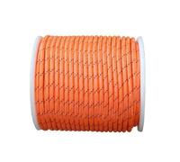 Cordon en Nylon 12 mm Noir/Orange 100 M.